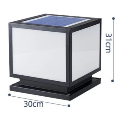 Cube Column Solar Garden Lights - Image 12