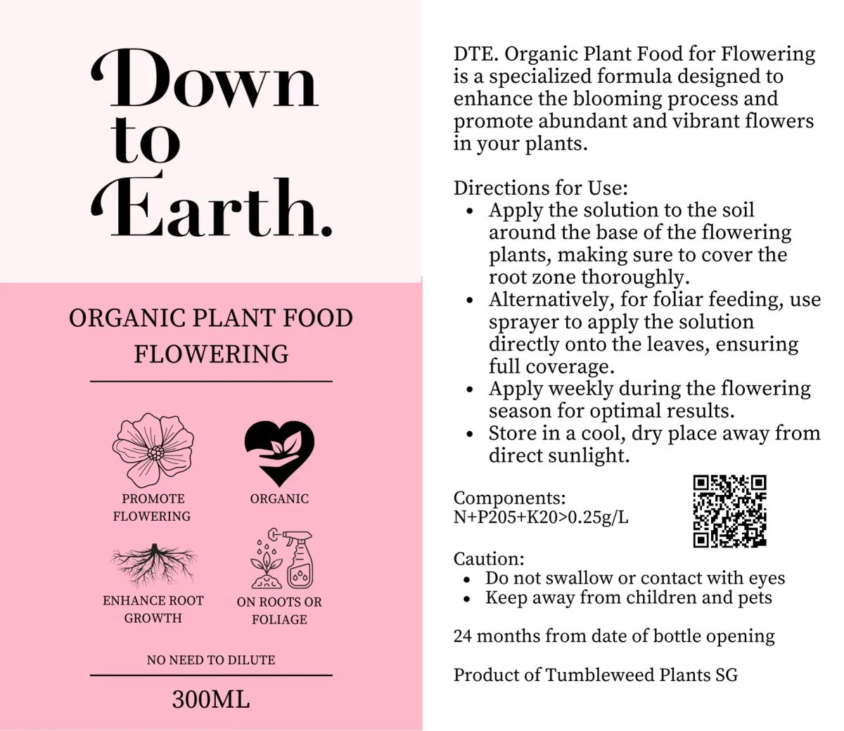 Down To Earth. Flowering Booster - Image 9