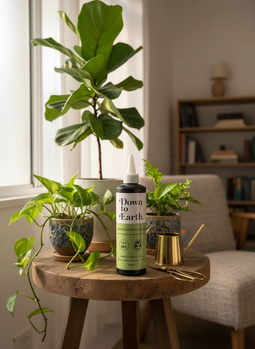 Down To Earth. Light Booster Tonic – Indoor Growth Support - Image 2