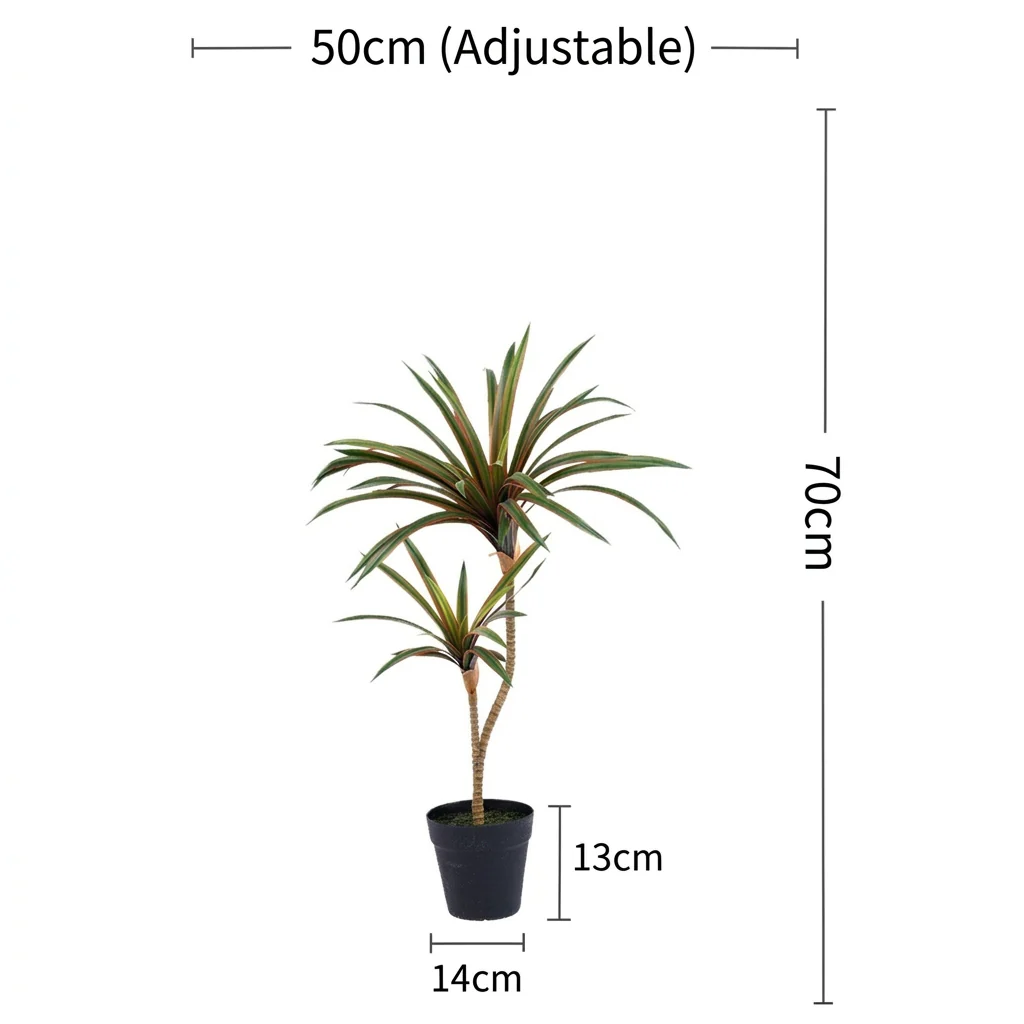 Horsetail Dracaena Life-like Artificial Tree - Image 9