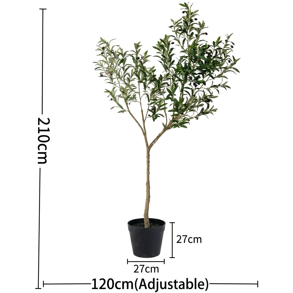 Luxury Artificial Olive Tree Floor Plant - Image 8