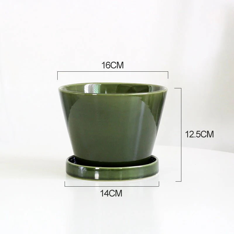 Retro Glazed Planter - Image 10