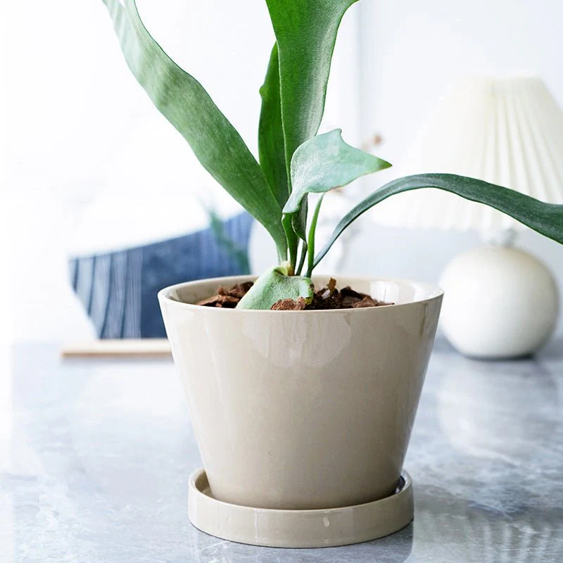 Retro Glazed Planter - Image 4