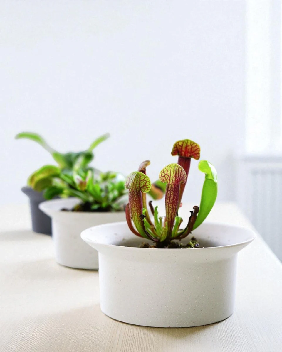 Ripple Bowl Ceramic Planter - Image 3