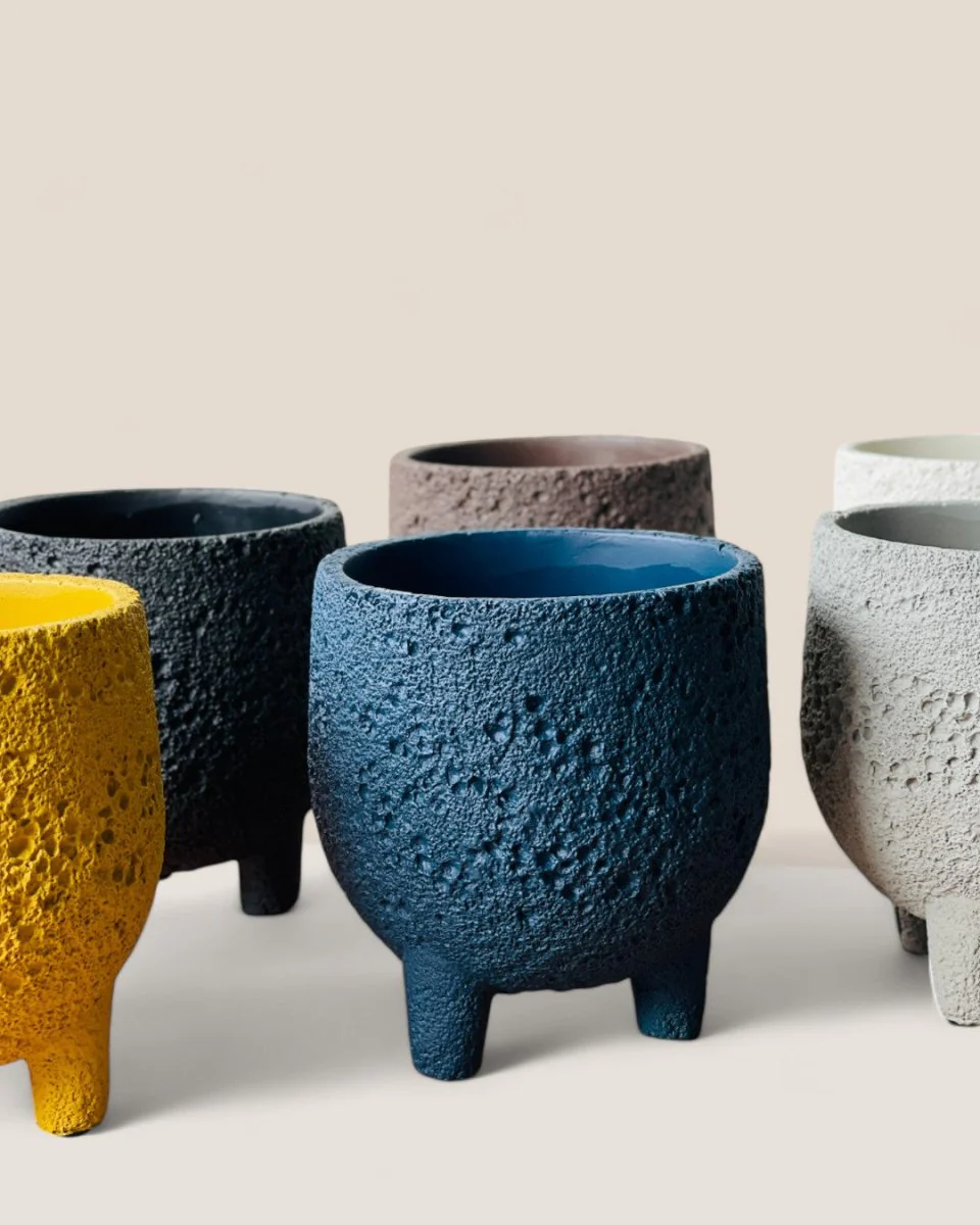 Anya Cement Pot - Small - Image 5