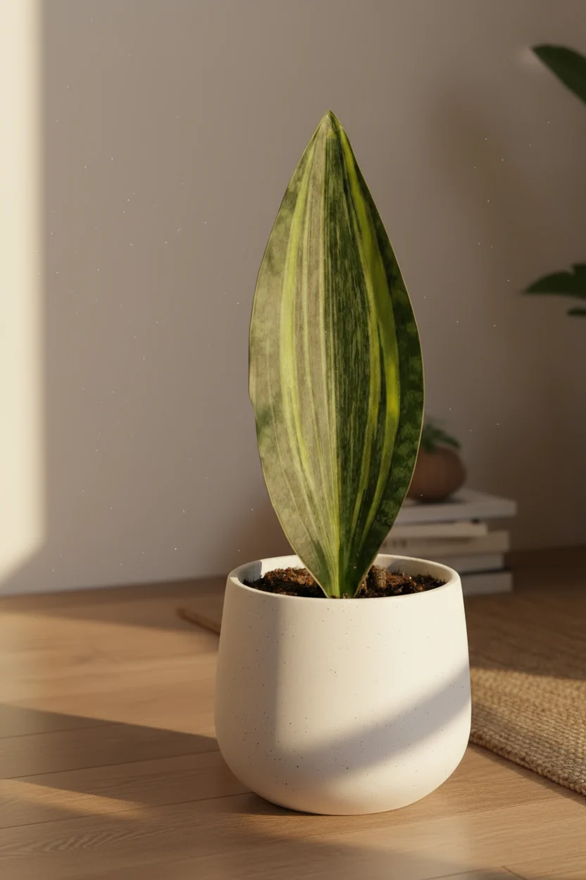Whale Fin Variegated Snake Plant - Large
