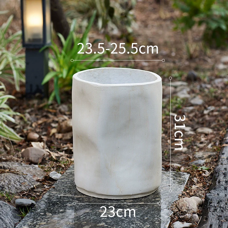 White Rustic Wave Pot - Image 10